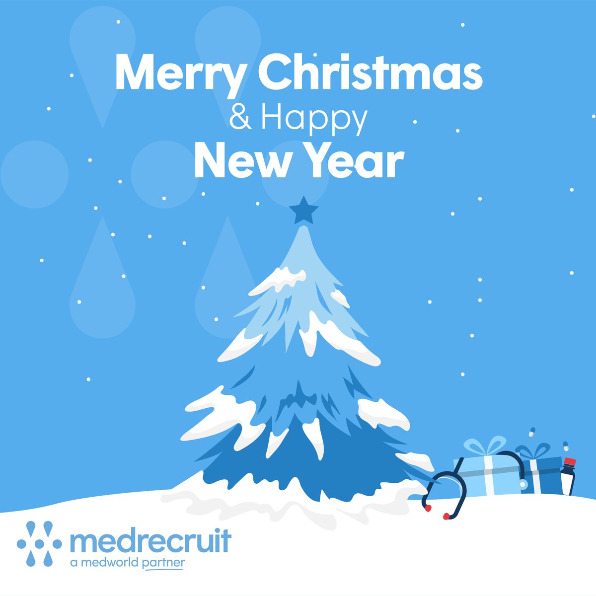 Merry Christmas and a Happy New Year from the Medrecruit team.
We look forward to sharing 2022 with you.