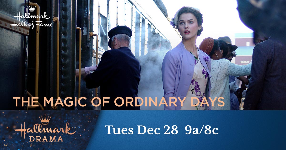 Hallmark_Family's tweet photo. Feel transported while you watch the all day Hallmark Hall of Fame movie marathon next Tuesday, starting with #TheMagicOfOrdinaryDays. https://t.co/mJ9N11qo8V