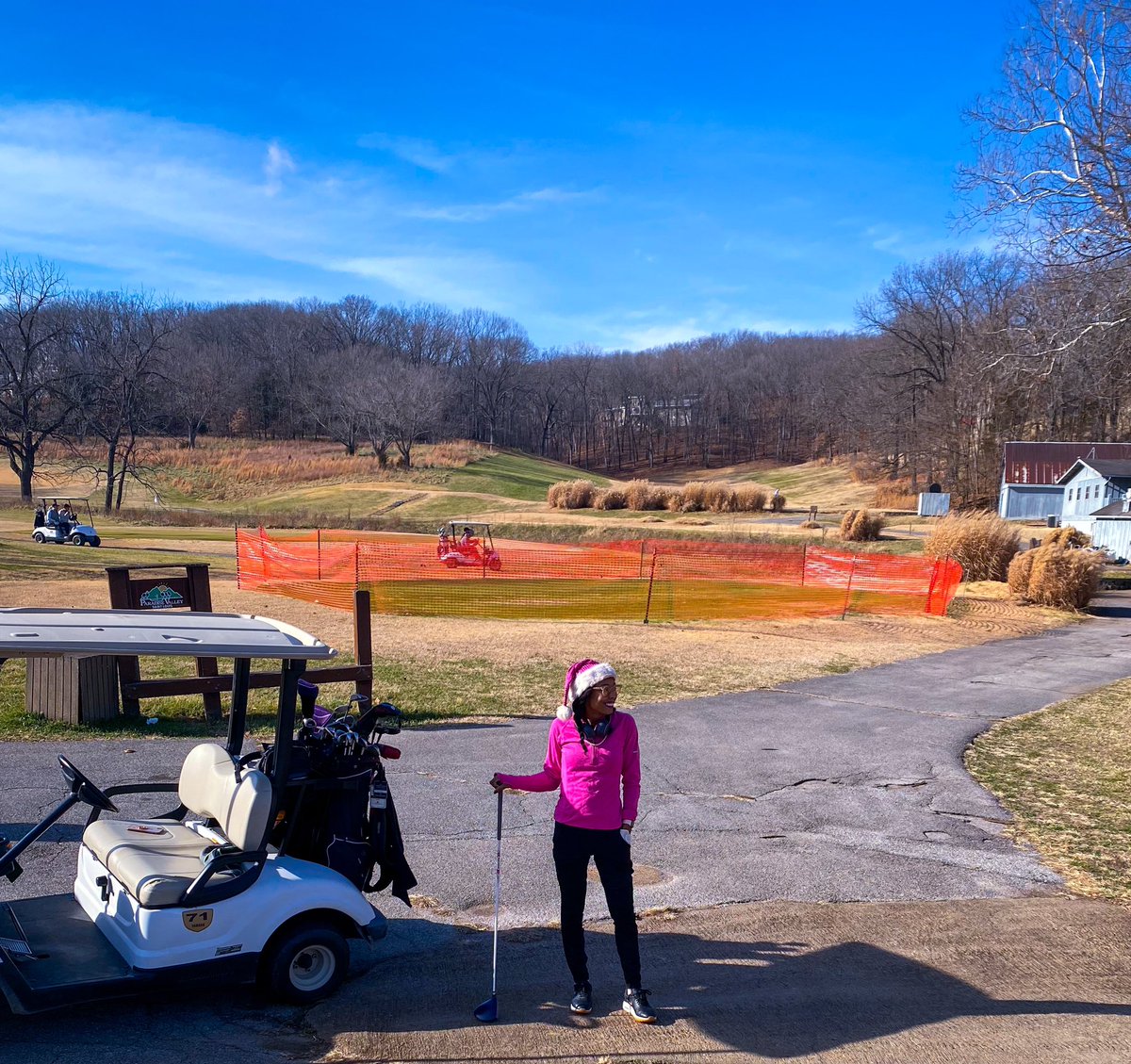 CoraFaith4MO's tweet photo. π§π§ Christmas came early this year, indeed! S/O to @gucci1017 a.k.a. #EastAtlantaSanta for providing us with the soundtrack for some #ChristmasEve couples golf today! Merry Christmas and Happy Holidays, y'all! #TrapGolf #GolfIsDope #SoIcyChristmas πβ³οΈππΎββοΈππ½ββοΈ https://t.co/KxM3XiZLjO