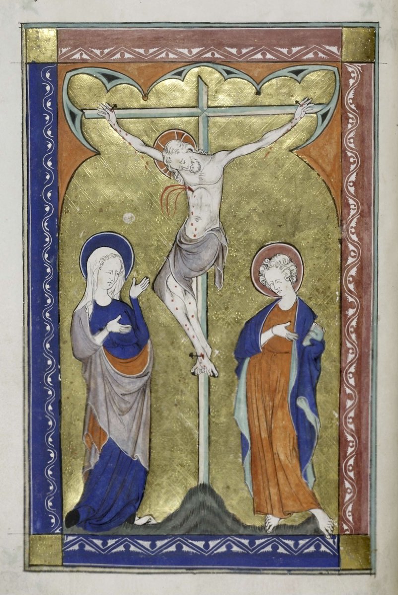 ParkerLibCCCC's tweet photo. This illustration of the #Nativity (#CCCC53, f.8r) is one of a cycle depicting scenes from the Life of #Christ which precede the #psalter’s text itself, including the #Annunciation (f.7r), Christ’s Betrayal (f.12r), the #Crucifixion (f.15v), & Christ Omnipotent (f.17v)… https://t.co/sskqKALKHF