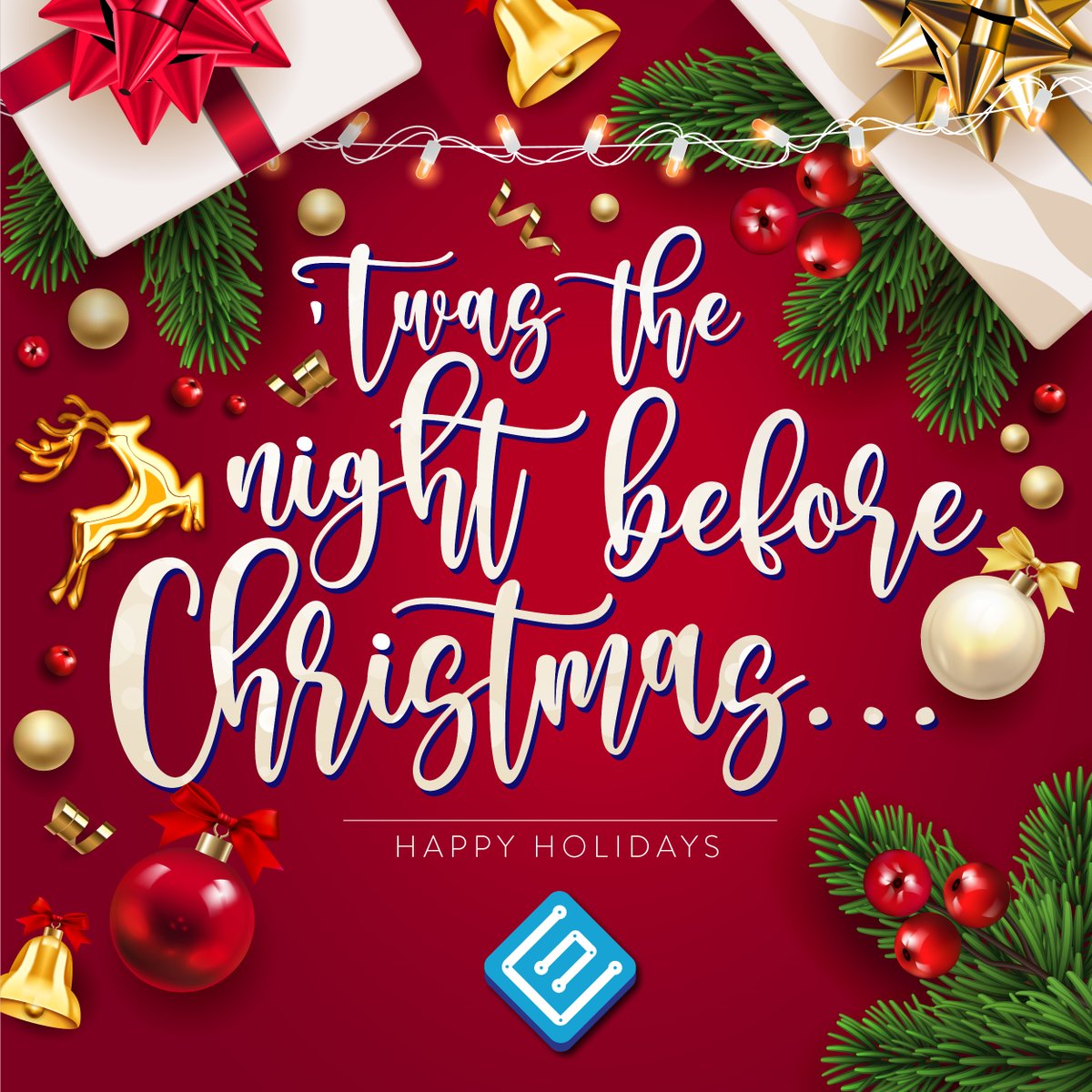 One more day until Christmas! #ChristmasEve