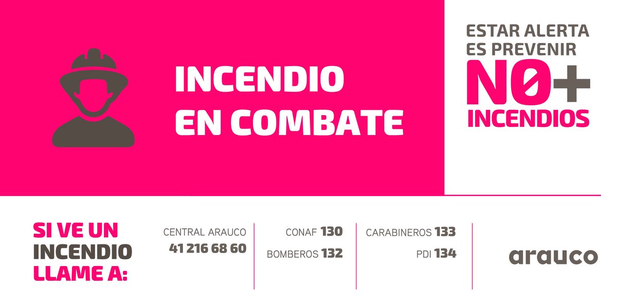 [AHORA] Más de 150 personas, entre recursos terrestres, aéreos y mecanizados, combaten el incendio que afecta a la comuna de Traiguén, región de La Araucanía. Brigadas terrestres, helitransportadas, aviones de combate y maquinaria pesada son algunos de los recursos de ARAUCO.