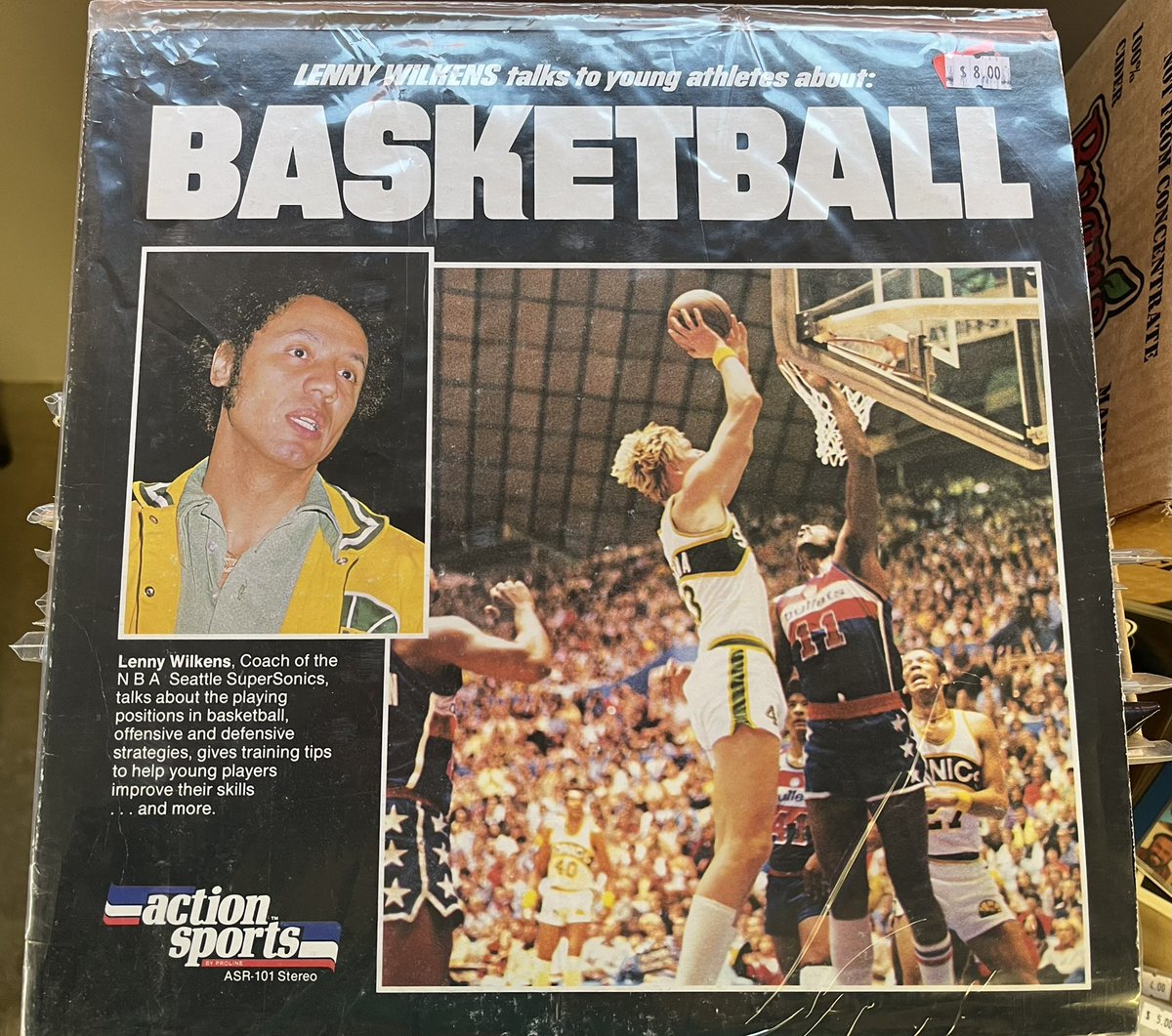 congestedpyro's tweet image. Found this gem at a hole in the wall record shop. @SeattleSonics @BringBackSonics @SimplySonics 
#BringThemBack