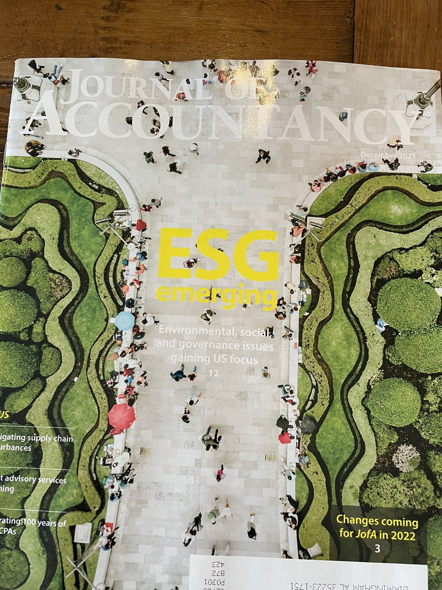 holtale's tweet photo. Last physical issue of the @AICPA_JofA 👀 Should have had SPECIAL COLLECTORS EDITION in big bold letters on the cover!! 🤓#BrandEngagementLetter #CPApuns https://t.co/TN6bobO4n8
