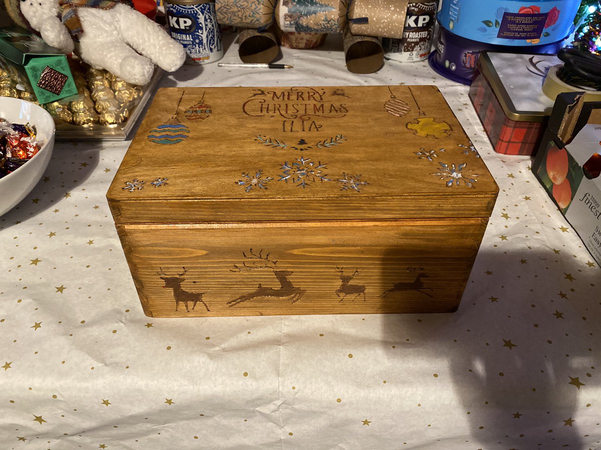 MMugeridge's tweet photo. Hand made presents for my nieces.

Happy Christmas 
Wishing everyone a great day https://t.co/oThOZQHNnH