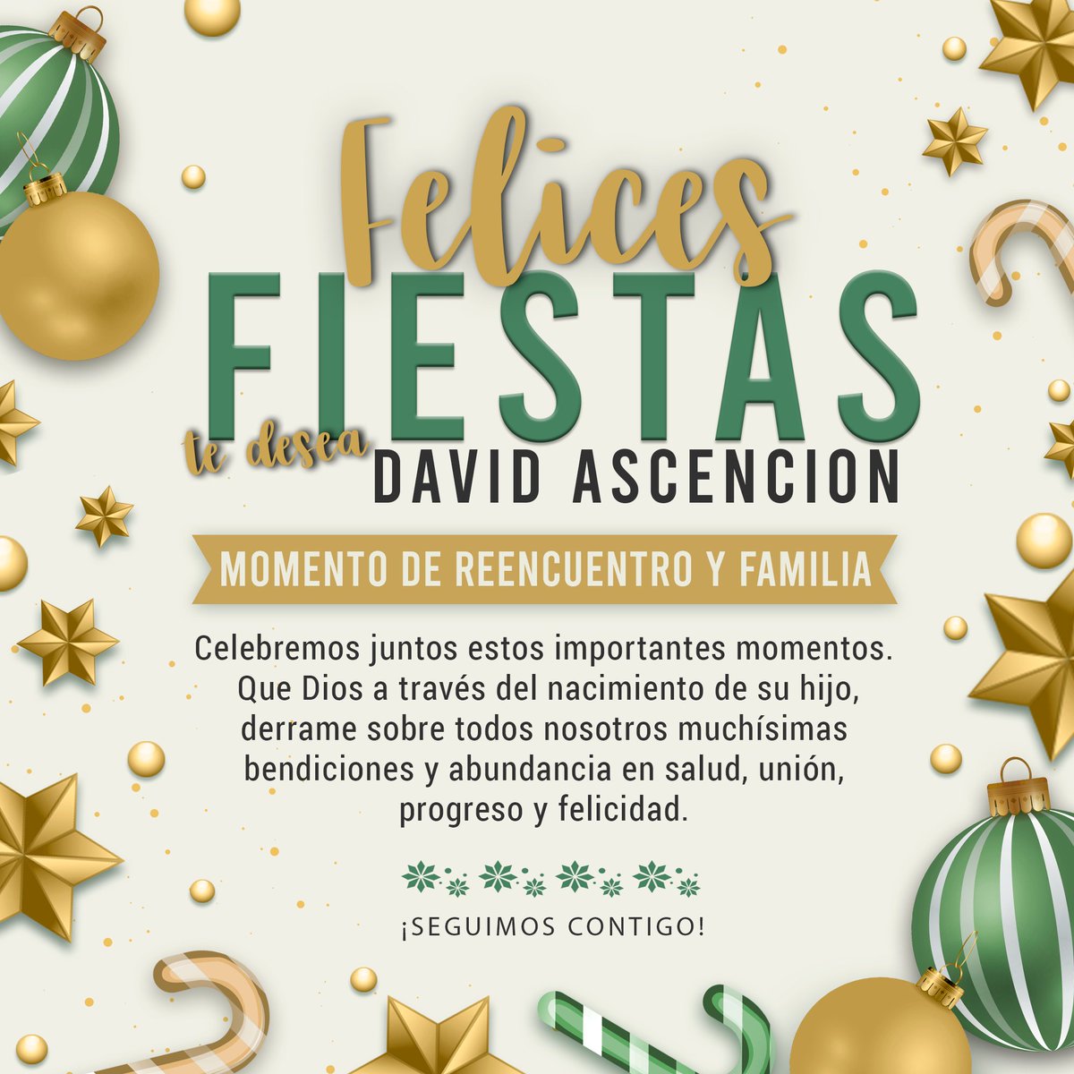 davidabaruta's tweet photo. ¡Baruteño, felices fiestas! Tiempo de dar y compartir, donde la familia y el prójimo son lo más importante. No olvidemos generar espacios de reencuentro, perdón y reconciliación como venezolanos. https://t.co/Y9rPhaSyUz