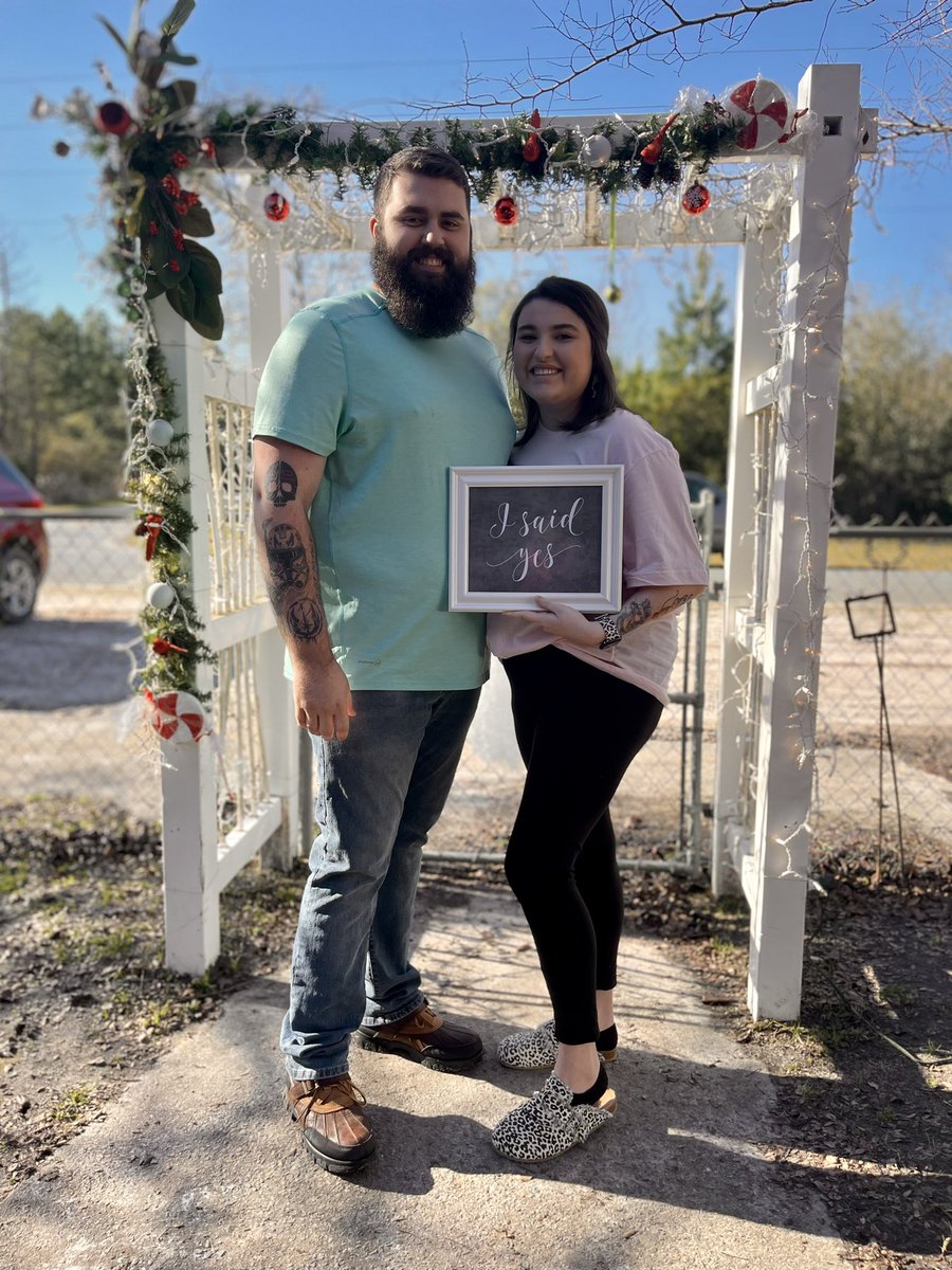 ColinHaddock75's tweet photo. She said YES! I’m a happy man! https://t.co/QER4R8mdWr