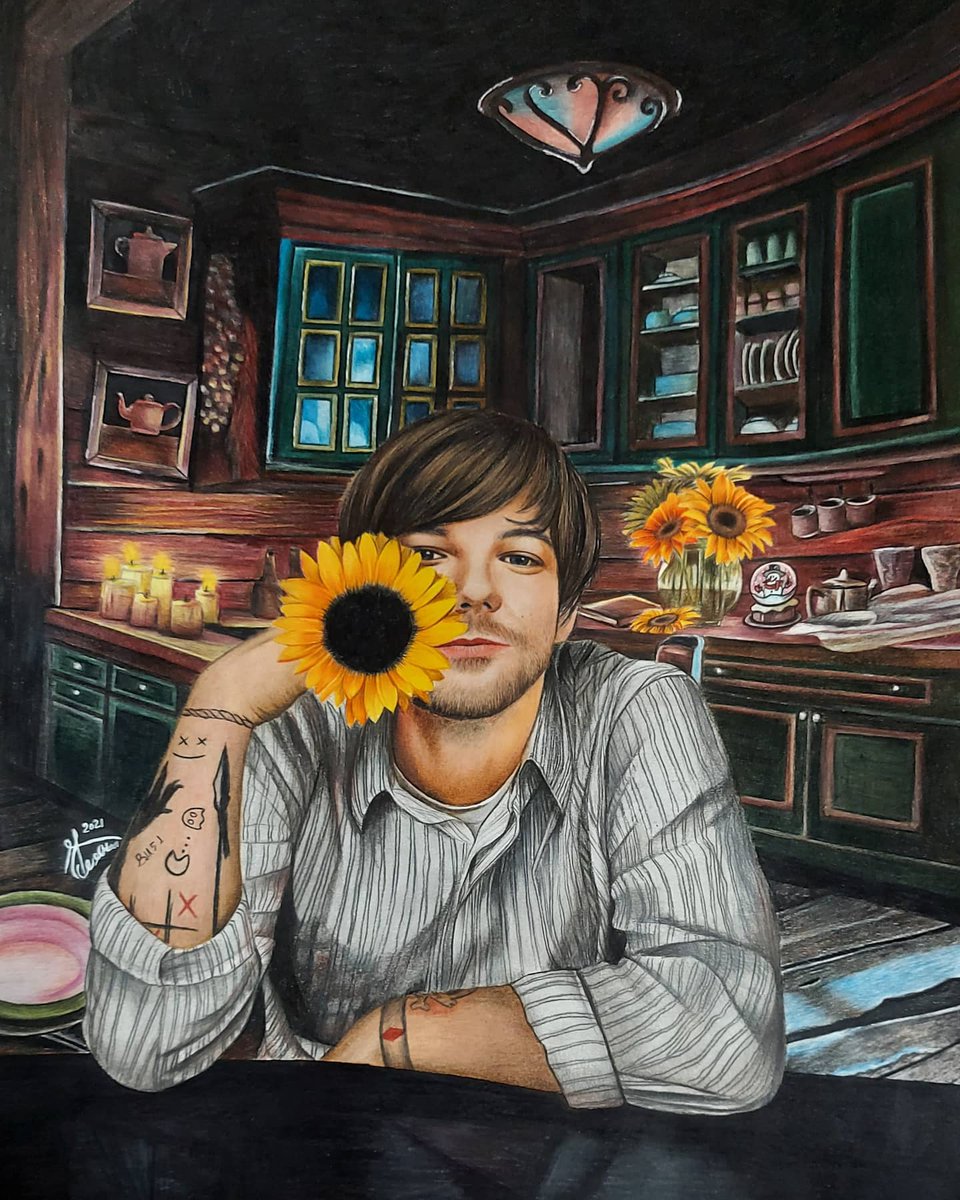 ariya_rasa's tweet photo. Happy birthday my Bule hero @Louis_Tomlinson 💙
Thank you for being born sunflower :)
This is my painting for Louis's birthday :)
#HappyBirthdayLouisTomlinson #LouisTomlinsonBirthday #LouisStar #lightsforlouis #LouisTomlinson #Walls https://t.co/c11CPbH4cK