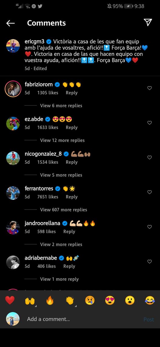 iamxavi4's tweet photo. @FCBarcelona ferrane torres guys. 🤣🔥🔥🔥❤️ https://t.co/BxifISk7Iq