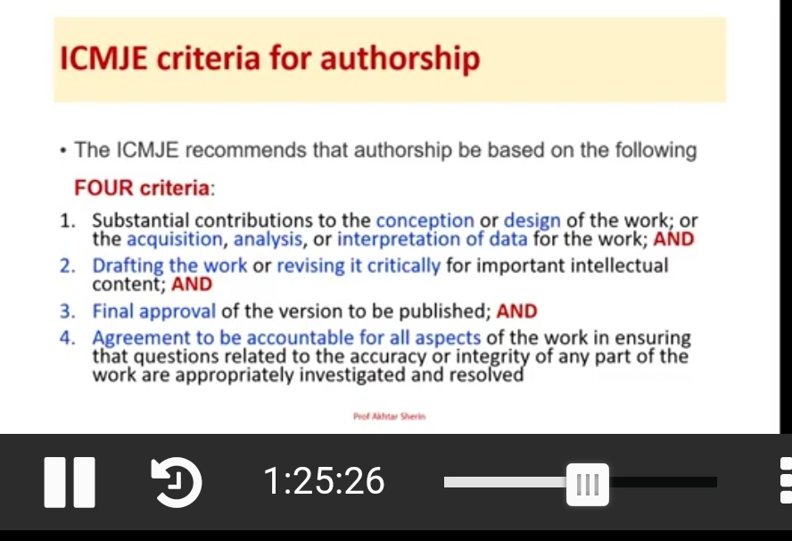 academia_kmu's tweet photo. Facilitating an online session on #PublicationEthics during Certificate course on #MedicalEditing
Highlighting the role of @C0PE #ICMJE @WAMedEditors in combating the menace of #PublicationMisconduct &amp; promoting 
#ResearchIntegrity
#ResearchEthics
@PAME_Pak https://t.co/WhN97WLhsF