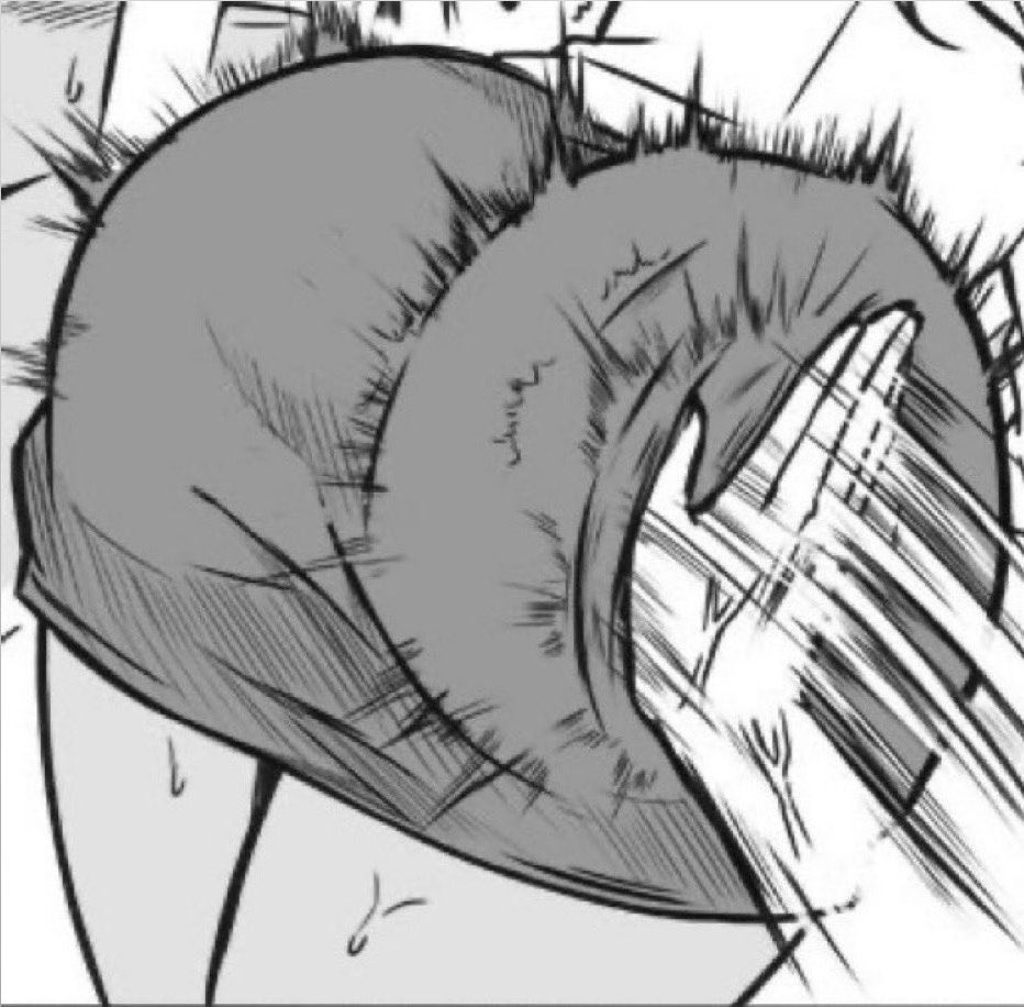 Yep he’s just gonna smack the readers rear.

Nice and hard too.