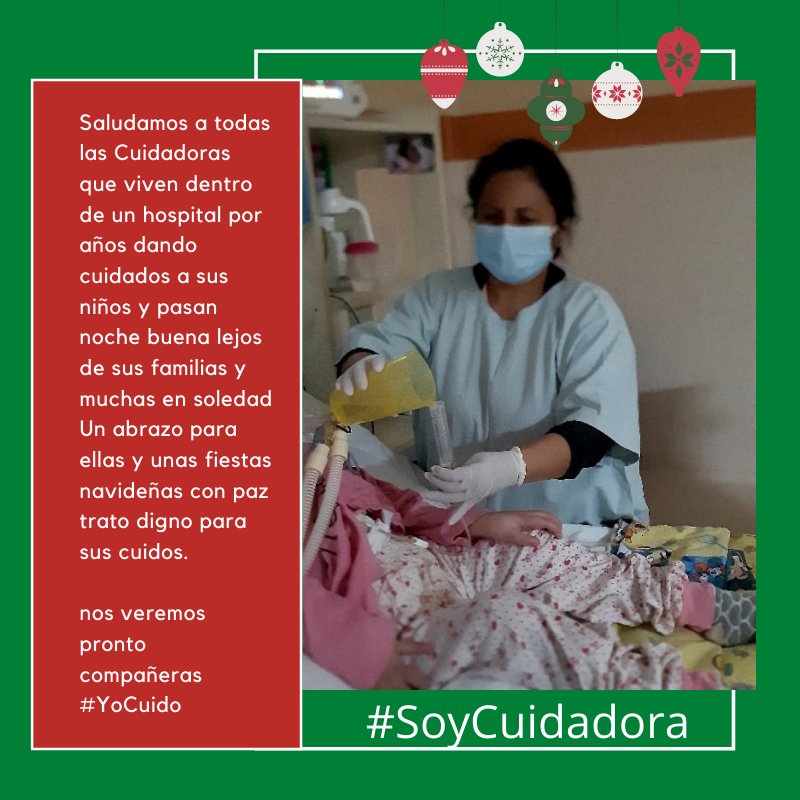 YoCuido_Peru's tweet photo. No las olvidamos compañeras. 
Para ellas es difícil escuchar un felíz navidad, Pues las pasan solas junto a sus cuidos.
Es muy doloroso. urgen apoyos y acompañamiento . #SistemaNacionalDeCuidadosEnPeru #DerechoALaSalud #DerechoACuidadoDignoYTiempo #Inclusion https://t.co/ZqI5FOH3V3