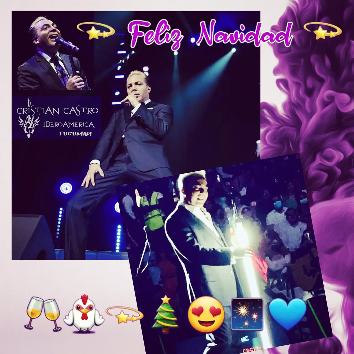 #felizNavidad brindaremos x bendiciones y salud, brindaremos x los q se fueron, x nuestros hijos x un futuro,digno, libre ,x nuestros abuelos. Gracias x acompañarnos en esta #familiaIberoamerica q era el sueño de nuestra amada fundadora @fabixymusik ⭐