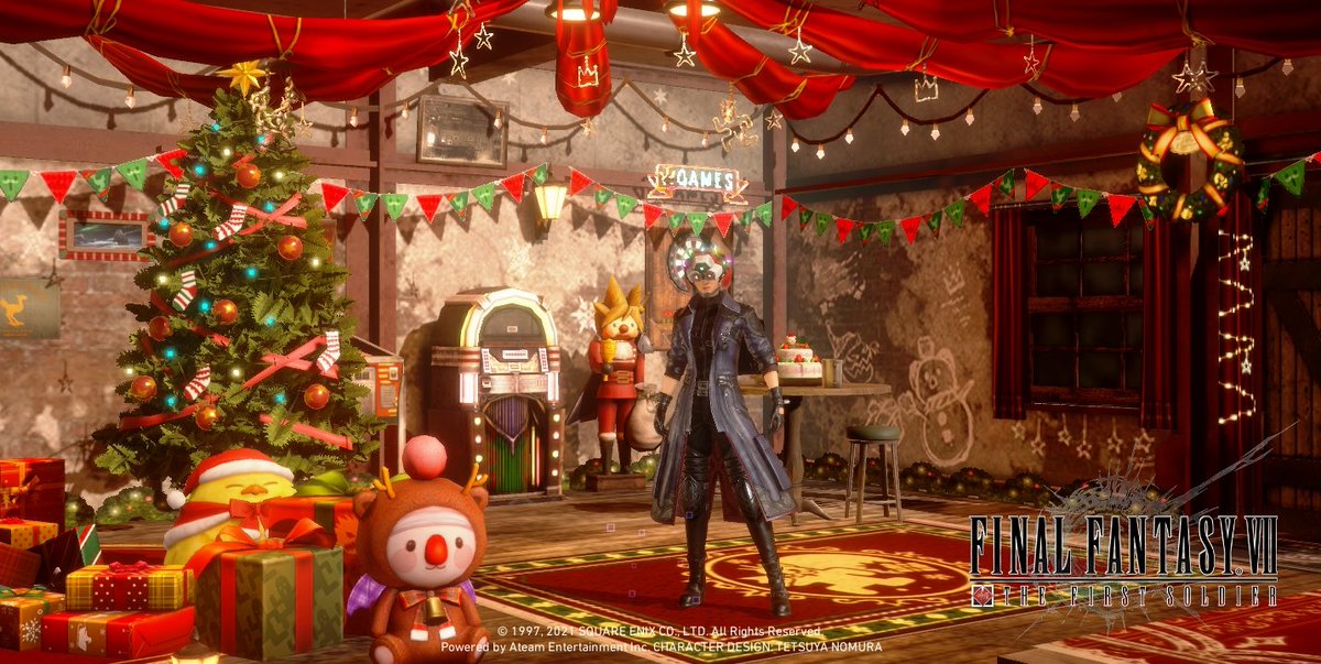 Cavite_Che's tweet photo. Merry Christmas Eve everyone!#FFVIIFSBestShot #TrainingInMidgar #SightseeingInMidgar https://t.co/WS9Abs1LG1