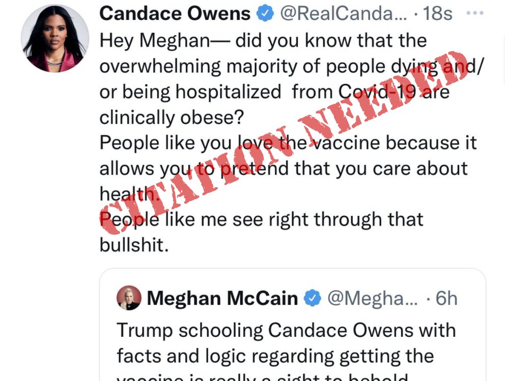 The definition of clinical obesity has changed numerous times over the past 30 years, and is about as arbitrary as Candace's value system.

I also want to know where her info is coming from.

(I kinda already know)