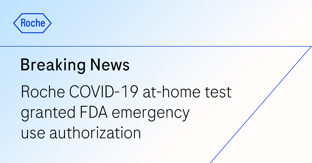 RocheDiaUSA's tweet photo. NEW: The @US_FDA has granted emergency use authorization for our rapid antigen at-home test, expanding #COVID19 testing options in the U.S.: https://t.co/qAjxZ4Uua5 https://t.co/sMqoBMkiw4