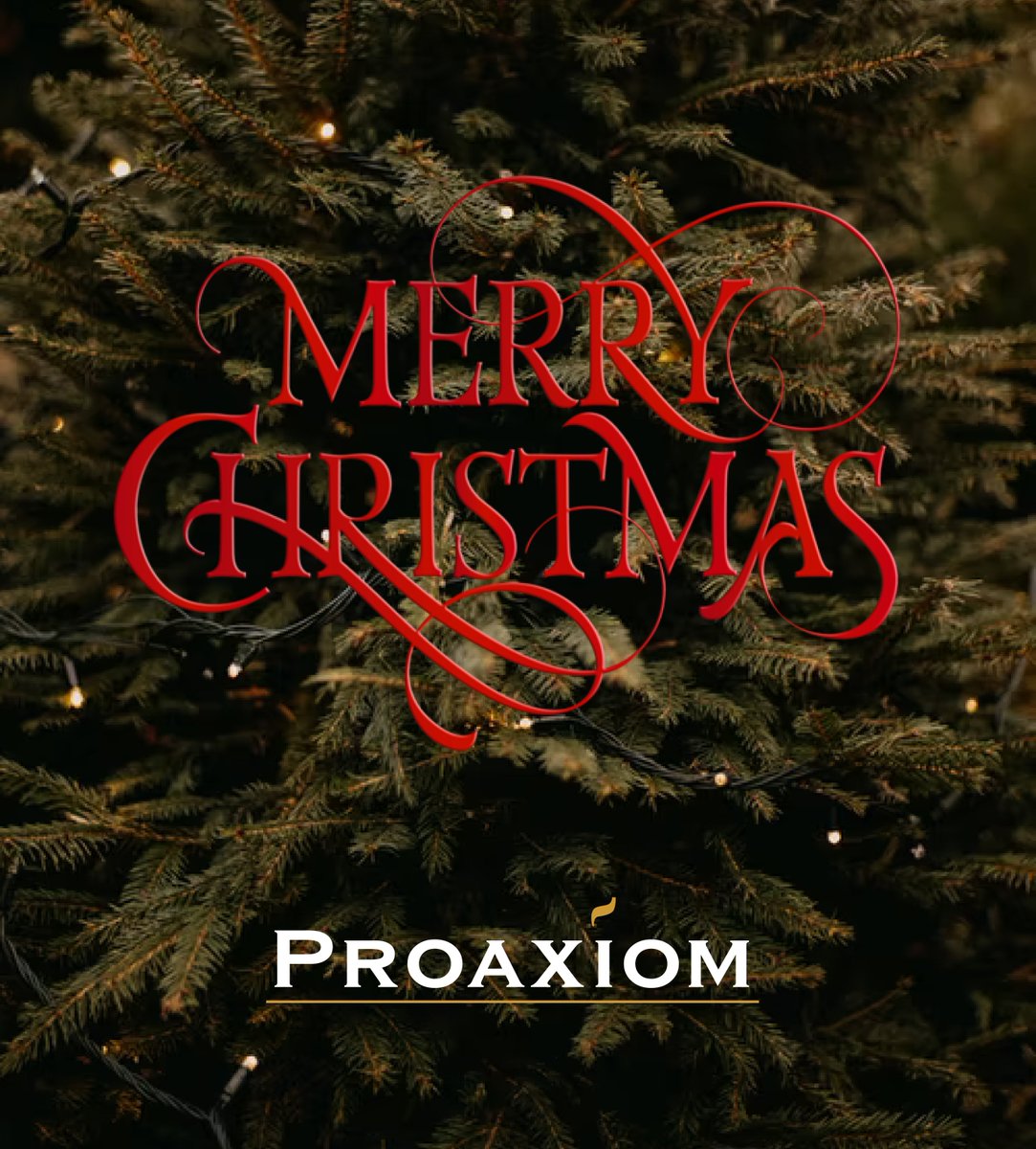 Wishing you a Merry Christmas from everyone at the Proaxiom Group 

#Proaxiom #MerryChristmas #HappyHolidays