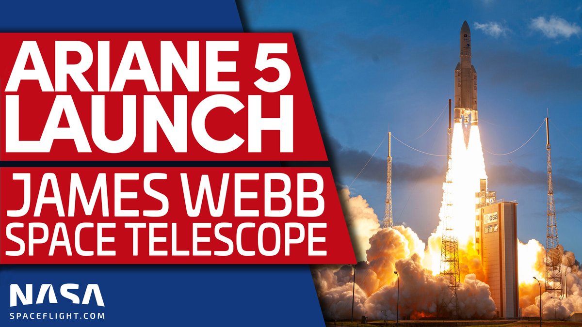 Join the <a href="/NASASpaceflight/">NSF - NASASpaceflight.com</a> team on Christmas morning for launch of the James Webb Space Telescope. Liftoff is scheduled for 7:20 am Eastern (12:20 UTC).

@ChrisG_NSF is on location in French Guiana.

youtu.be/5rARTOhbLDg
