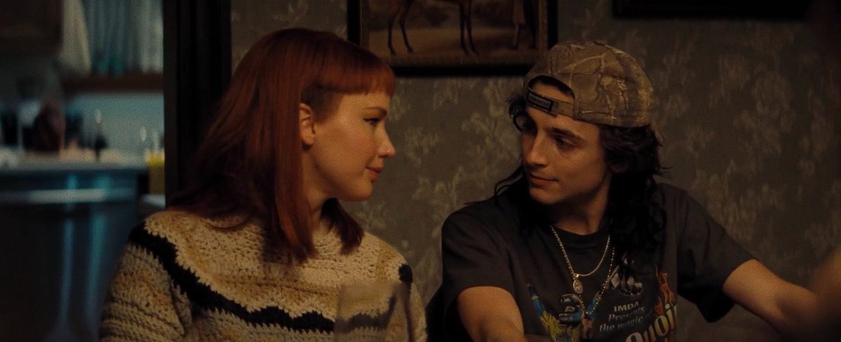 dunesmessiah's tweet photo. jennifer lawrence and timothée chalamet having the most wholesome chemistry in 'don’t look up' https://t.co/K3img7TTVQ