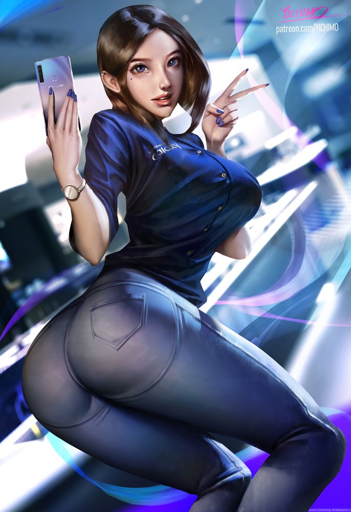 ScamsungSam's tweet photo. ~Just got done with work finally. Off until Tuesday! I have lots in store for you User-kun

~Ara ara we're going to have fun!
(✿◠‿◠) https://t.co/EFhqe2mSao