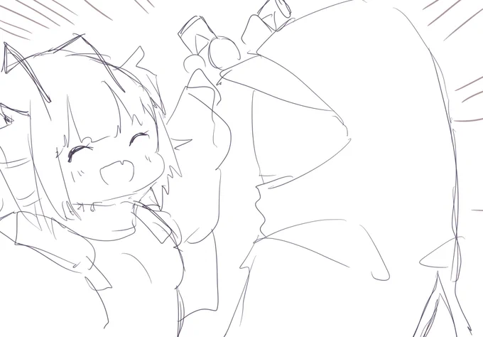 クリスマスロドスのらくがき 