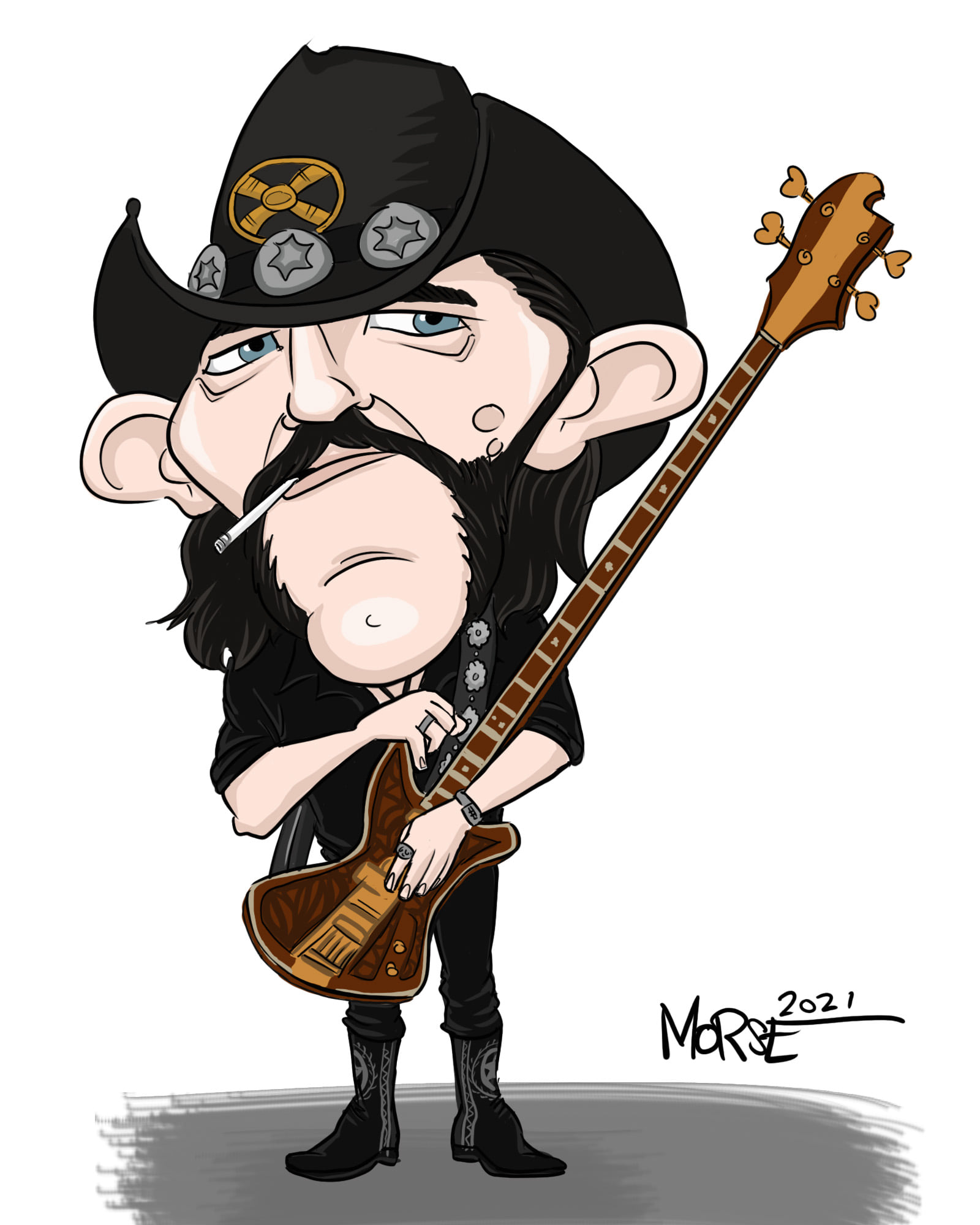 Happy Birthday to Lemmy Kilmister! Hey, let me draw your (Motor)head and body! Message me! 