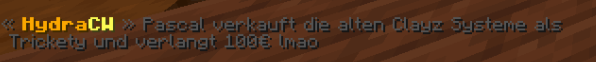 thepxscxl's tweet photo. Ist mir tatsächlich neu, dass ich überhaupt irgendwelche Sachen von Trickety/Clayz verkaufe 😂 Aber "HydraCW" muss es ja wissen lel

Naja, immerhin scamme ich niemanden bewusst um ne Domain bzw. 100€ :) Gewisse Personen fühlen sich angesprochen 🤡 https://t.co/fvRNE5mBSE