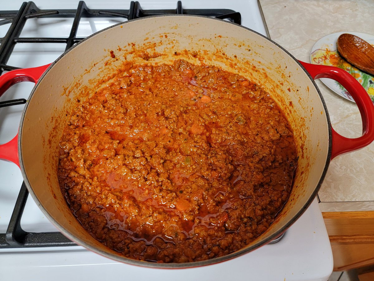 SpaceCadetSmurf's tweet photo. Rigatoni Alla Bolognese, prepared by ya boy #ChefJohnson
feliz Nochebuena a todos ๐จ๐พโ๐ณ๐๐
๐พ๐ https://t.co/IeUQrmF8Me
