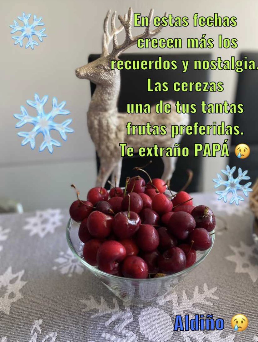 AldoSepulveda1's tweet photo. 😢 Como extraño escucharte, reír, llorar.. un abrazo, un te amo hijo o todo va a estar bien..
#papa #navidad #sinvos https://t.co/yBxIKngPrs