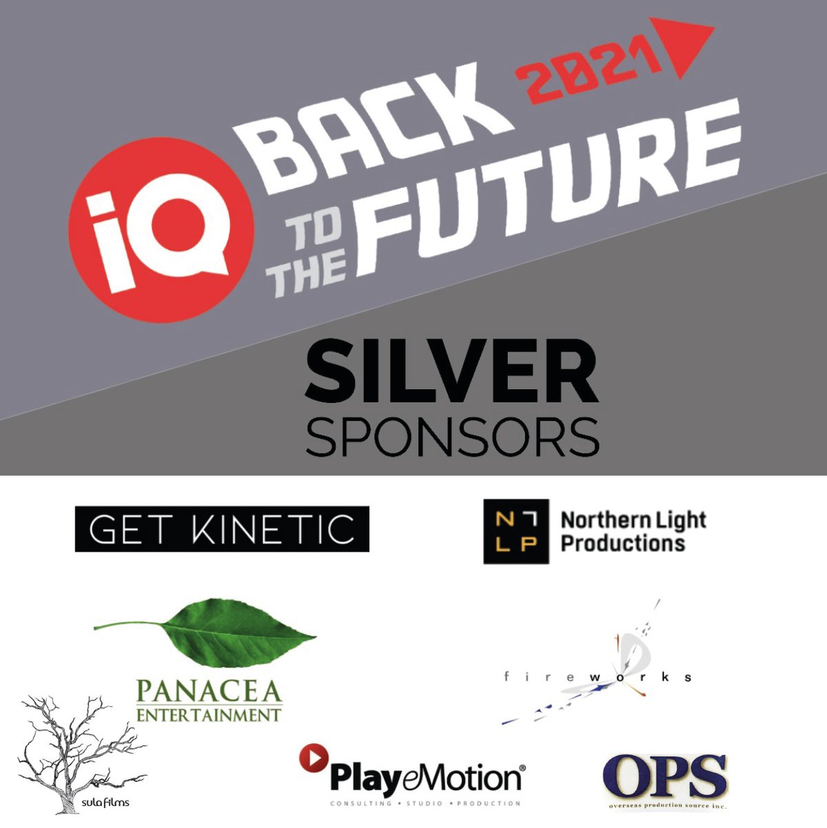 IntlQuorum's tweet image. A special thank you to our Silver sponsors ⚡️
@get_kinetic @Sulafilms @northernlightp @playemotion OPS and Panacea Entertainment

#IQVirtual2021 #IQfilm #filmproduction
#virtualconference #trustedfilmmakersconnecting