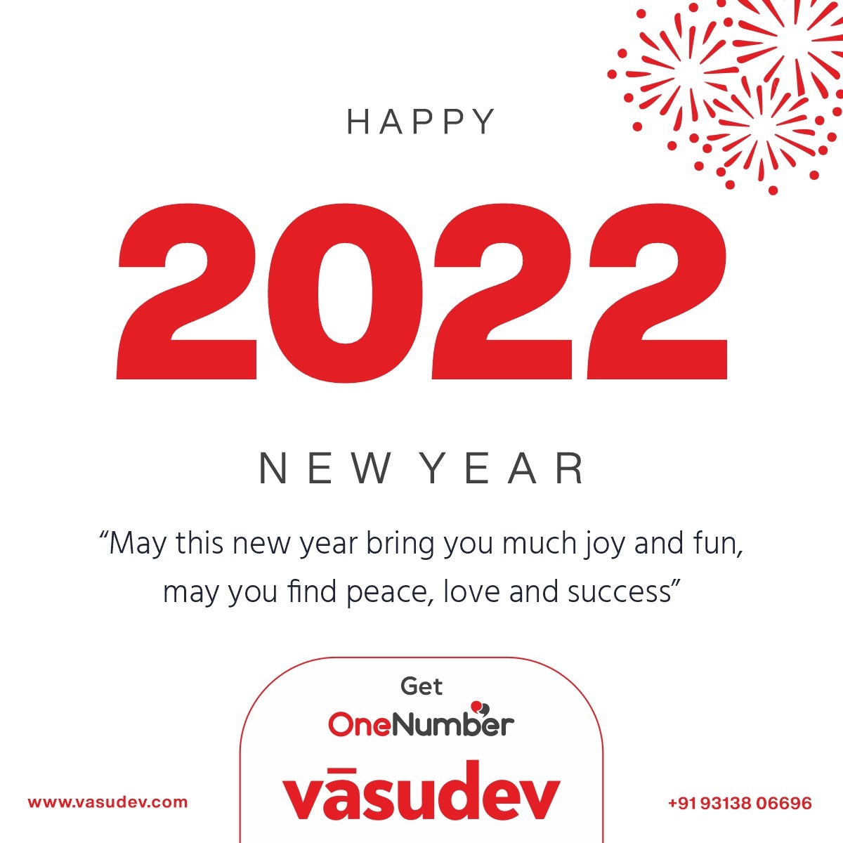 VasudevGlobal's tweet image. "May this new year bring you Good Health &amp;amp; wealth, May you find peace, love and success all this year."

#VasudevGlobal wishes you Happy New Year!

#OneNumber #MessageAll #HappyNewYear #NewYear2022 #BulkSMS #IVR