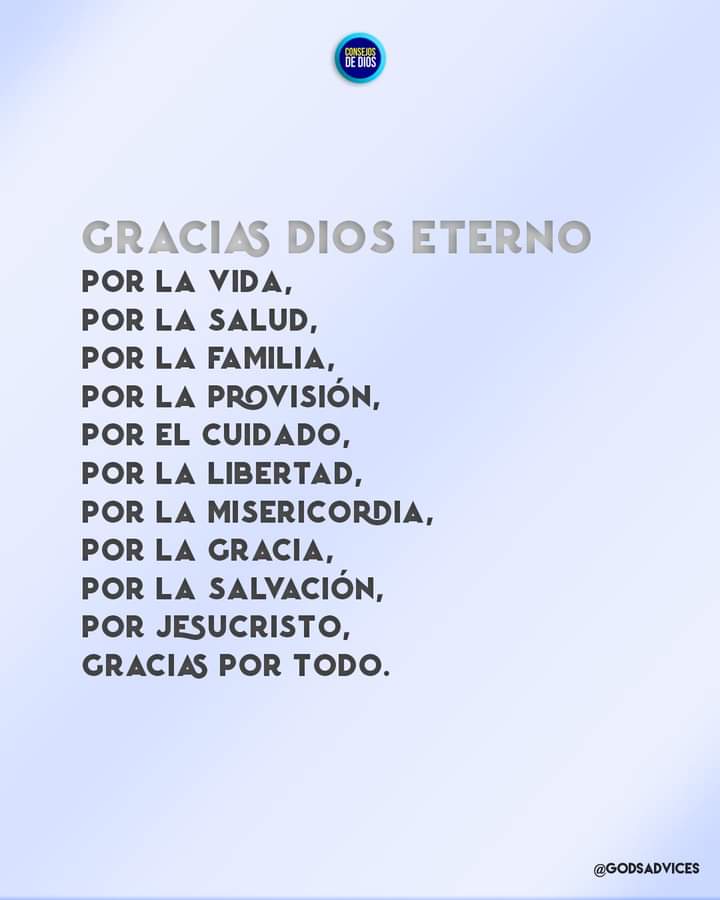GodsAdvices's tweet photo. ¡Feliz Año Nuevo! 🎉 ¡Gracias a Dios por todo! 💙

❝El SEÑOR te bendiga y te guarde.
El SEÑOR haga resplandecer su rostro sobre ti, y tenga de ti misericordia. 
El SEÑOR levante hacia ti su rostro, y ponga en ti paz❞. 

📖 Números 6:24-26 https://t.co/VpA2Y1pUca
