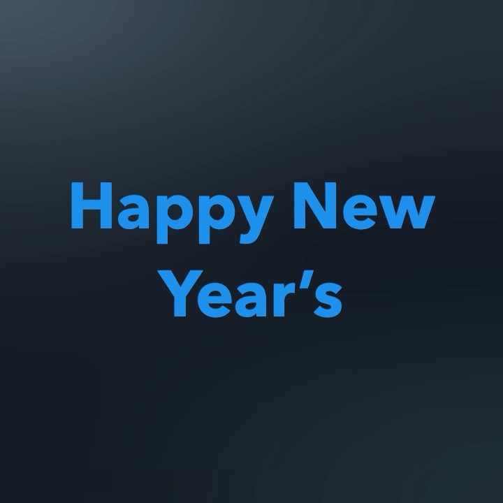 Happy New Year’s