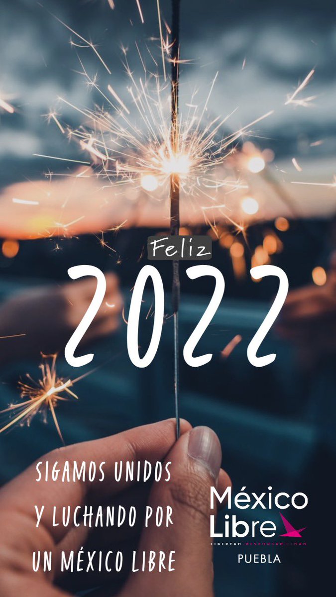 MexLibre_PueOf's tweet photo. Que la alegria en nuestros corazones que sea el motor para que este 2022 seamos una Puebla más unida.

Feliz año, por una Puebla fortalecida y en libertad. https://t.co/ffaeg71OsS