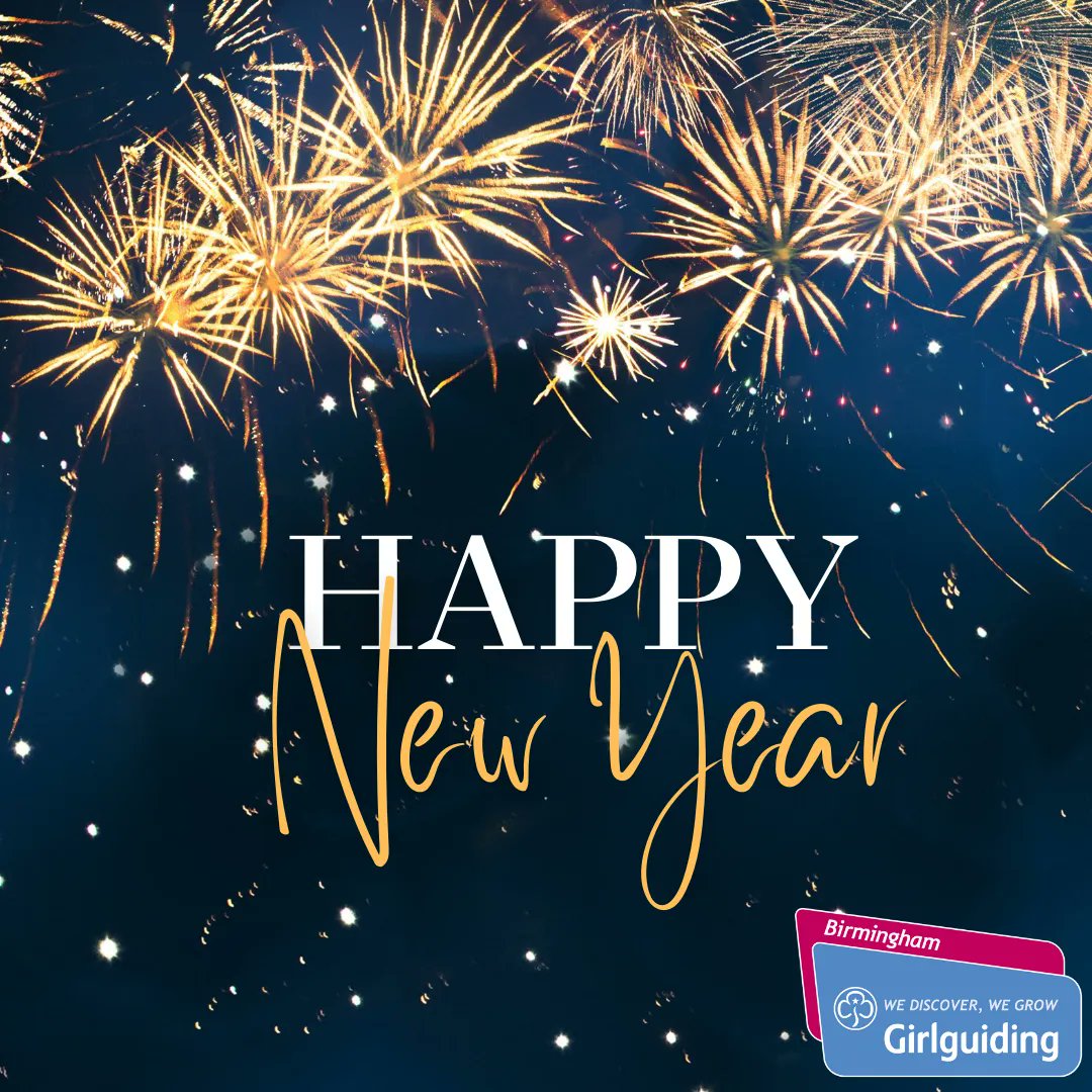 Happy 2022 to everyone, from all of us in Girlguiding Birmingham!! 🍾🎉🎊🎇

#GirlguidingBham #2022 #HappynewYear