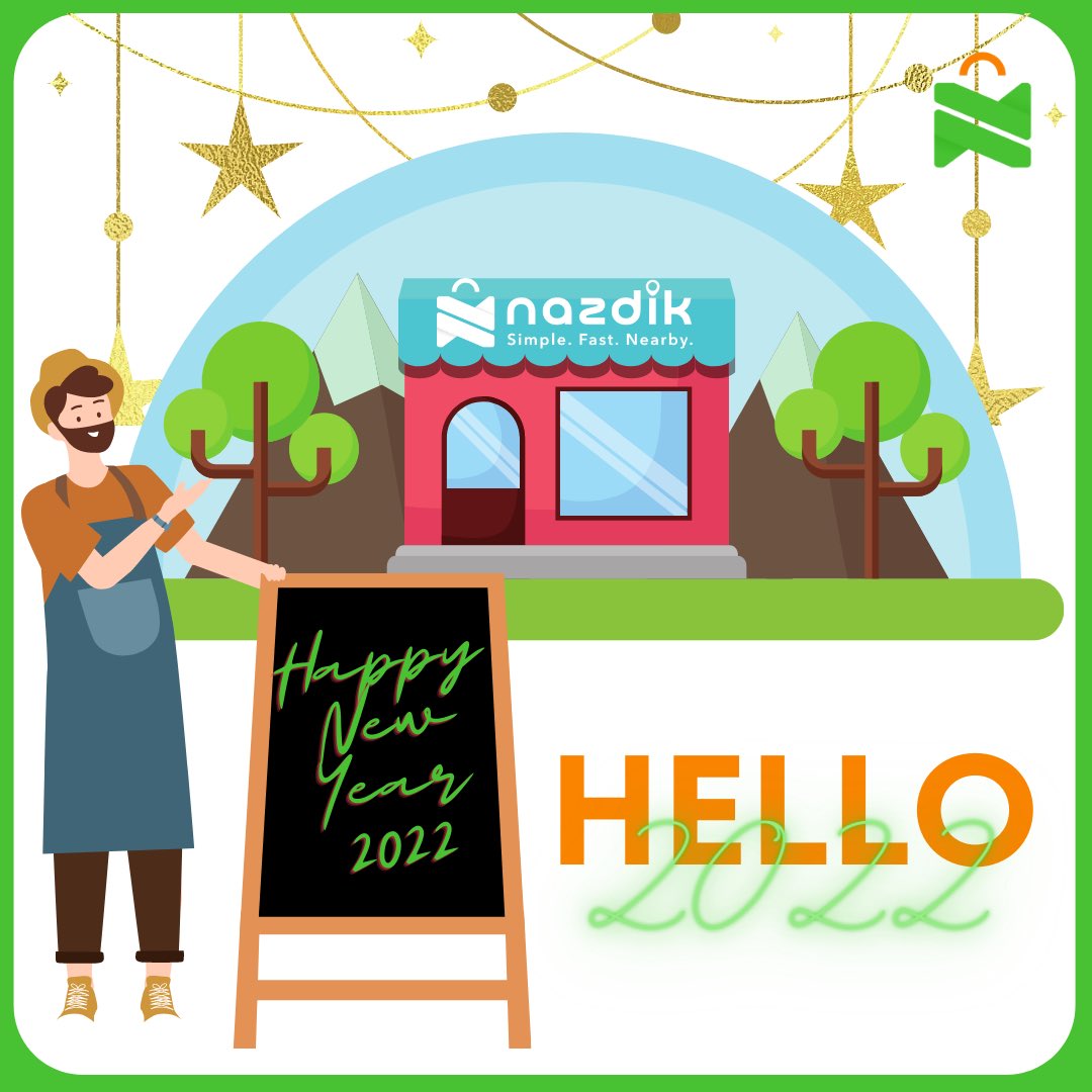 aapkenazdik's tweet photo. Wishing a very Happy New Year 2022 from Team Nazdik! 

#HappyNewYear2022 #HappyNewYear #Happy2022 #Welcome2022 #Nazdik #TechNineties https://t.co/nXUnd27Gtp
