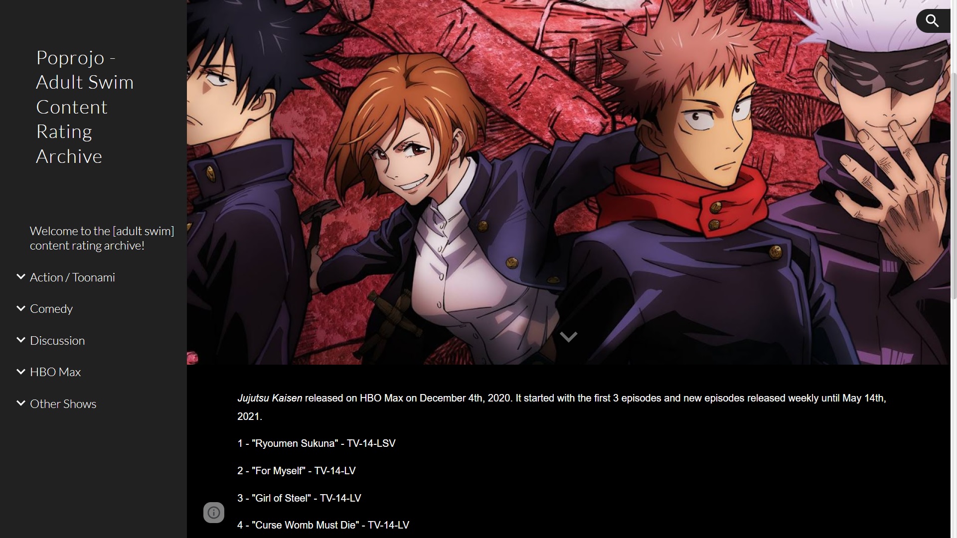 Adult anime site outlet