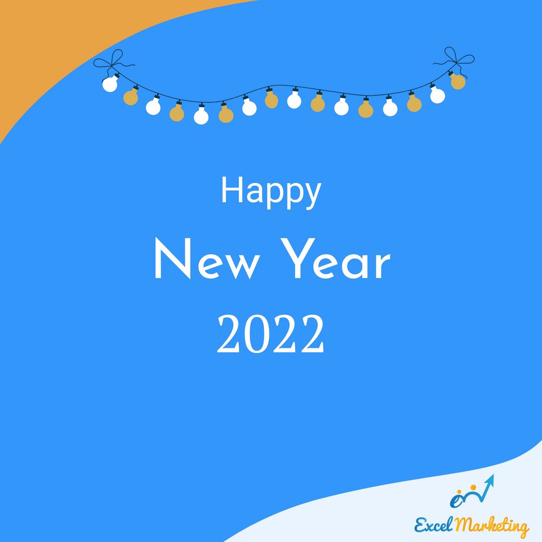_ExcelMarketing's tweet photo. Here at Excel Marketing, we wish you all a happy, healthy and prosperous New Year! We hope that this year brings you a lot of success for your business. 
.
.
.

#NewYear #NewYear2022 #ExcelMarketing #marketingagency #socialmedia #NewZealand https://t.co/rKN8XL0lrI