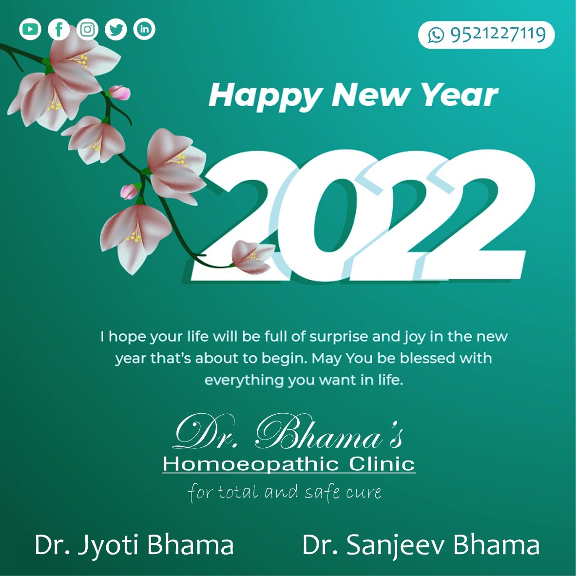 DrBhamasHomoeo's tweet photo. Happy New year 🎉💐 https://t.co/lxAdrm0IQZ
