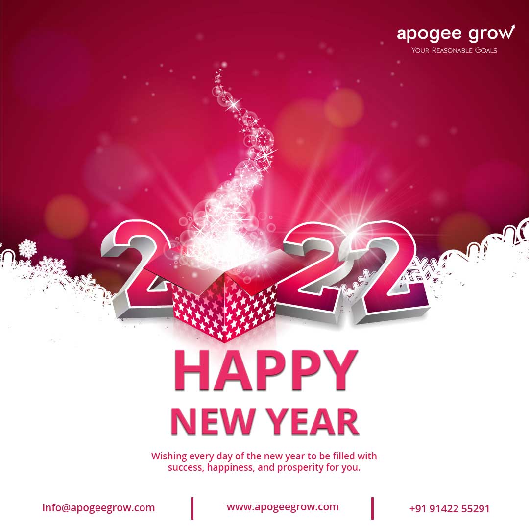 apogee_grow's tweet photo. Wishing every day of the new year to be filled with success, happiness, and prosperity for you
#newyear2022 
#makemebrand  #socialmedia #creative 
#digitalmarketing #onlinemarketing #digitalmarketingagency #internetmarketing #digitalmarketingcompany #apogeegrow #apogeegrowdigital https://t.co/mQEi0nKuNp