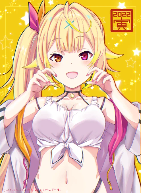 あけおめです。にじさんじより星川サラ
#サラ星図 