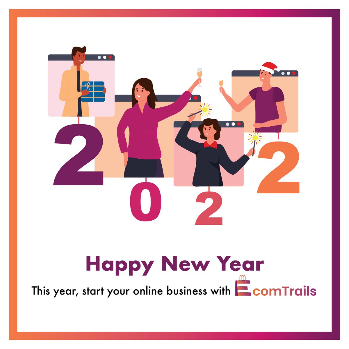 EcomTrails's tweet photo. Team EcomTrails wishes you all a year full of love, luck, health, wealth and happiness.
#HAPPYNEWYEAR https://t.co/rwYOUkSJNQ