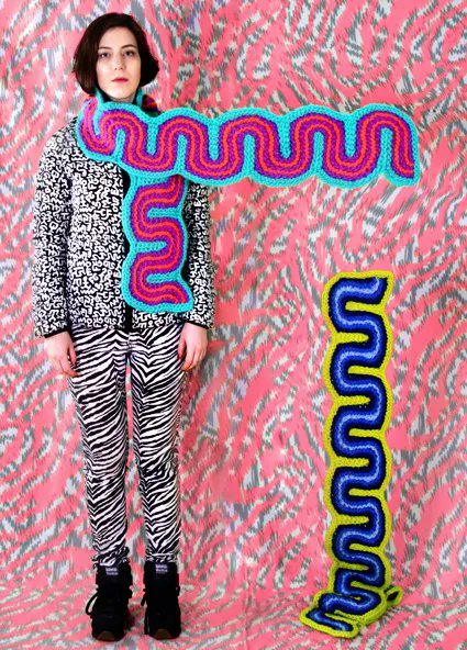 knithacker's tweet photo. Knit an Op Art-Inspired Scarf, Free Pattern Designed By Xandy Peters: 👉 https://t.co/ThZBj8giAO #knitting #freepattern #xandypeters https://t.co/TwEwkTUZVe
