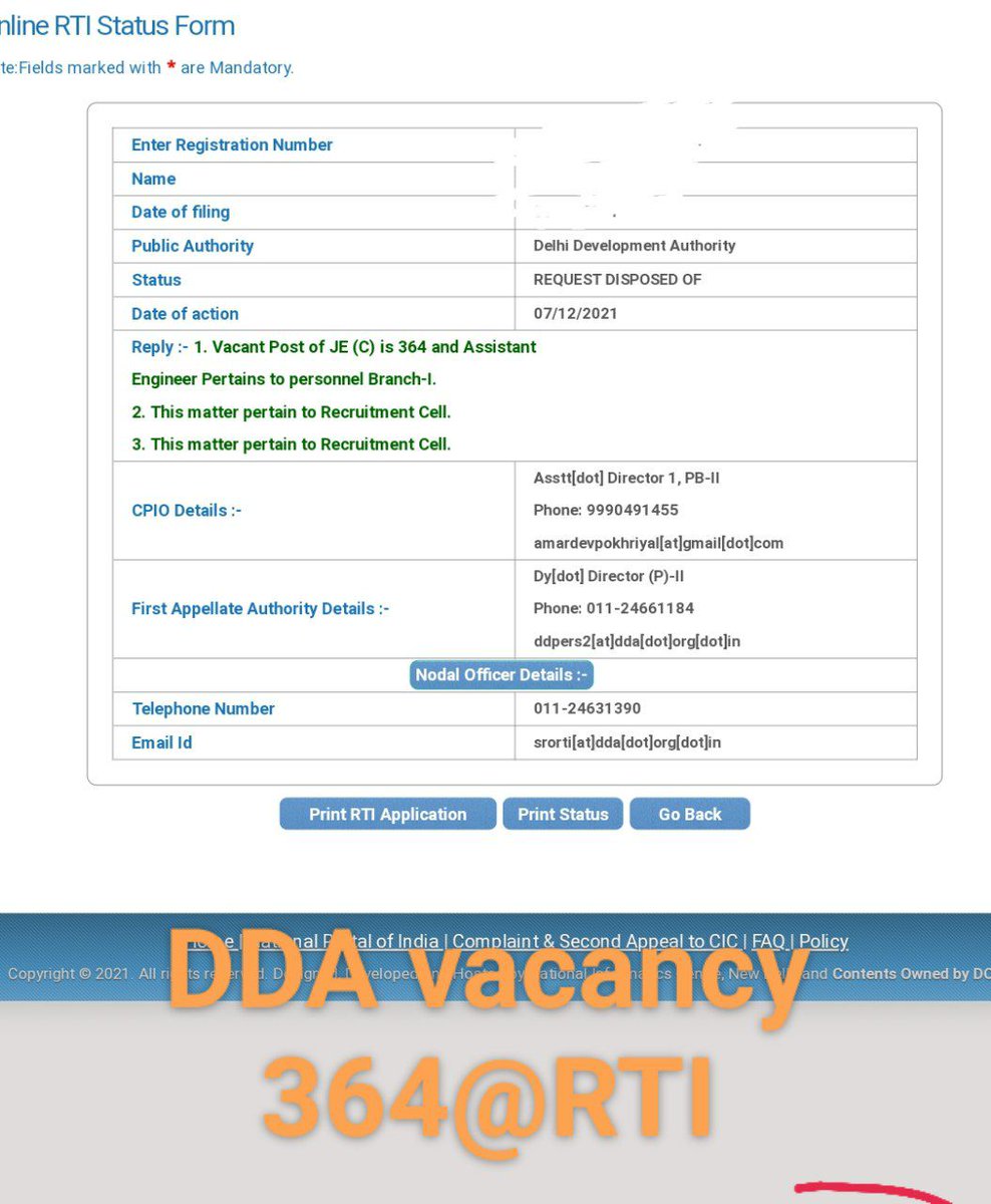 Hvjchfjgkig444's tweet photo. Please release Junior Engineer recruitment in DDA.360+ posts are vacant in department. Last recruitment came in 2016. Lot of aspirants are waiting for this recruitment since long time.
@official_dda @LtGovDelhi  Sir,New year gift de dijiye https://t.co/bDZDa7Yq06