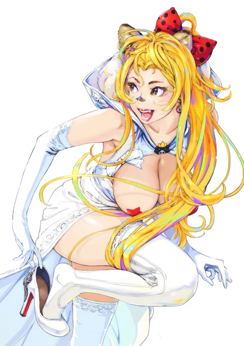 ではここでライオンちゃんを貼る。 