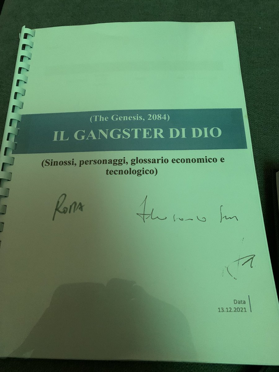 AlessandroSisti's tweet photo. @elonmusk Hi Bro, this is the god gangster speaking. Follow your heart, and you will create reality. https://t.co/vrQDu1Yxbo keep in touch https://t.co/iGbOF10HKc
