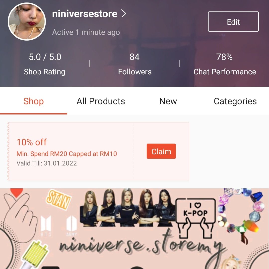 niniversestore's tweet photo. Help rt thank you

All photocards below RM30
@pasargirlgroup 

Claim free shipping at shopee

https://t.co/PqkcLIuWoO https://t.co/ABox8BjgSE