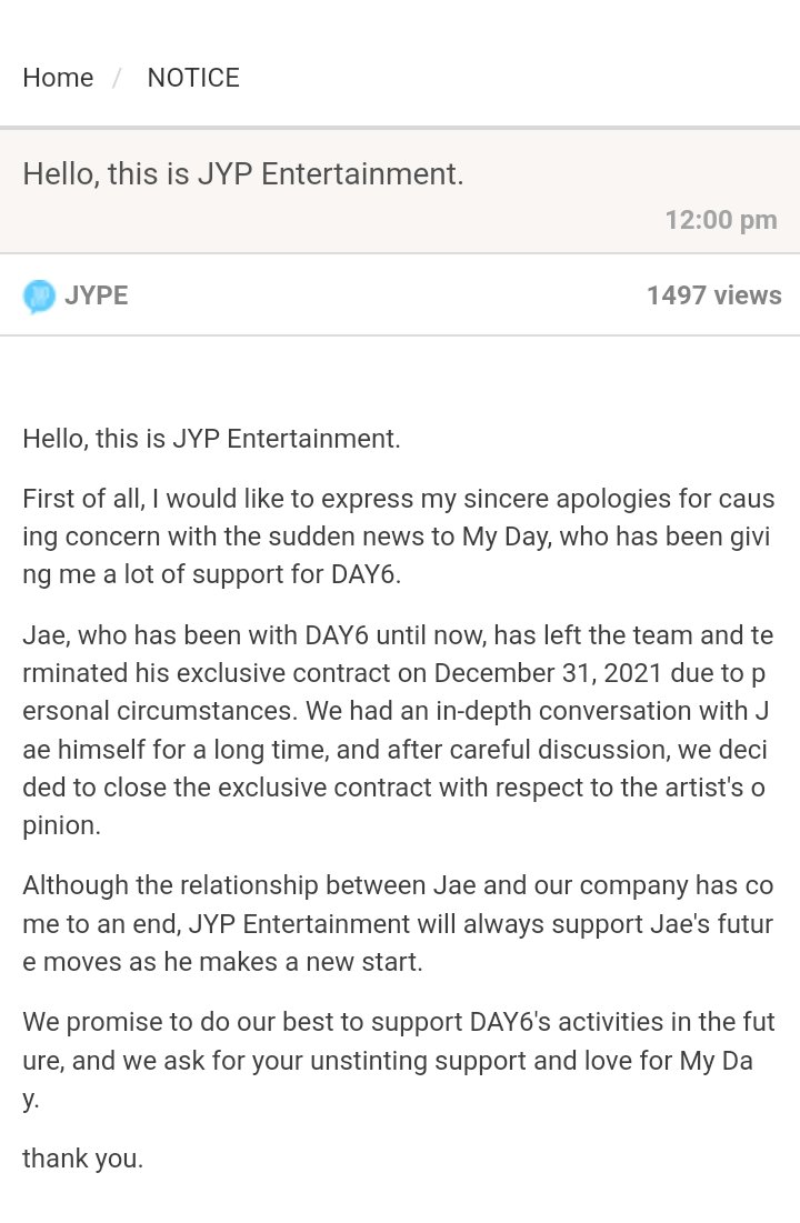 day6society's tweet photo. @day6official translation :(( https://t.co/NbE4rZqtqq