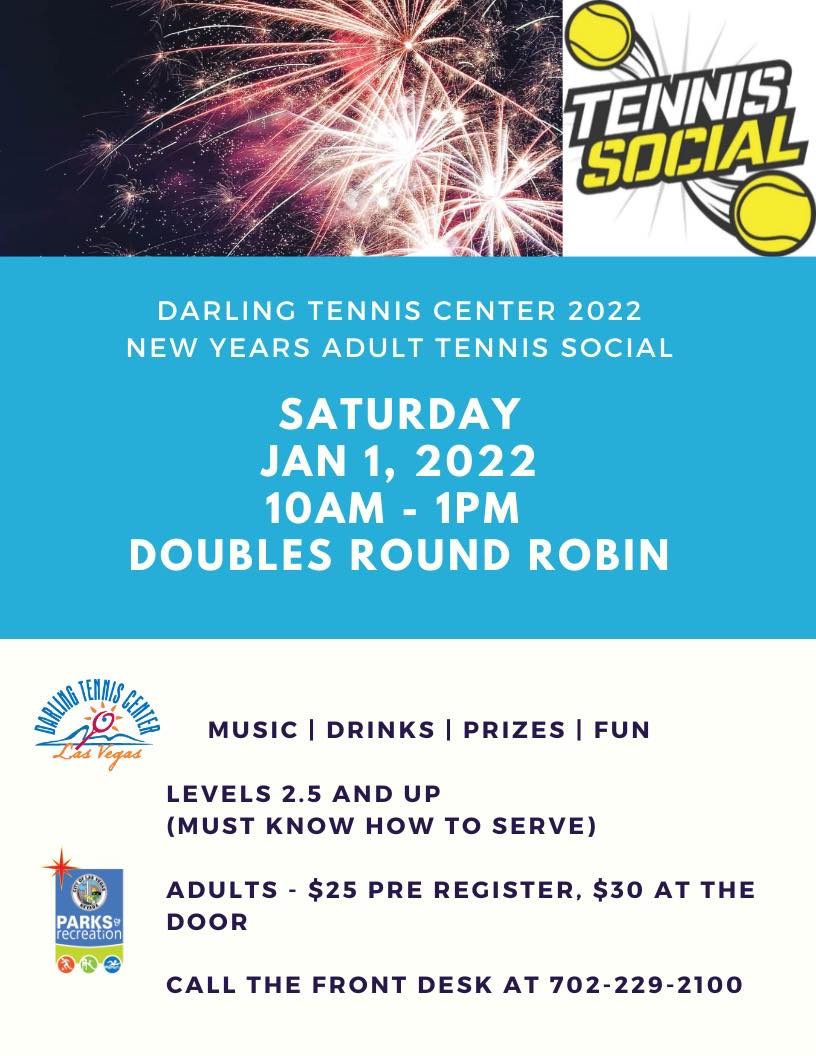 TennisDarling's tweet photo. Happy New Year to everyone!!!  Come join us for our New Years Day Adult Social! Mention you saw the post on Twitter and you can still get the pre-registration price! https://t.co/pNYfoWHvPQ