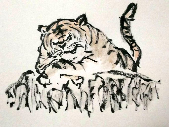 本年も何卒宜しくお願い致します。虎のように強く、猫のように自由な一年を。 